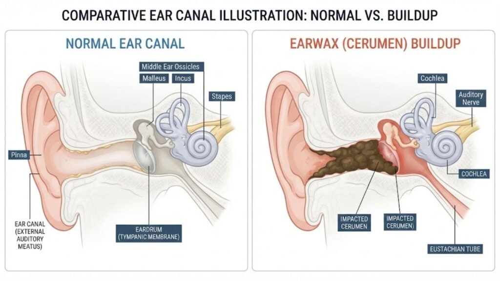 Earwax Buildup vs. Auditory Impairment: How to Tell the Difference