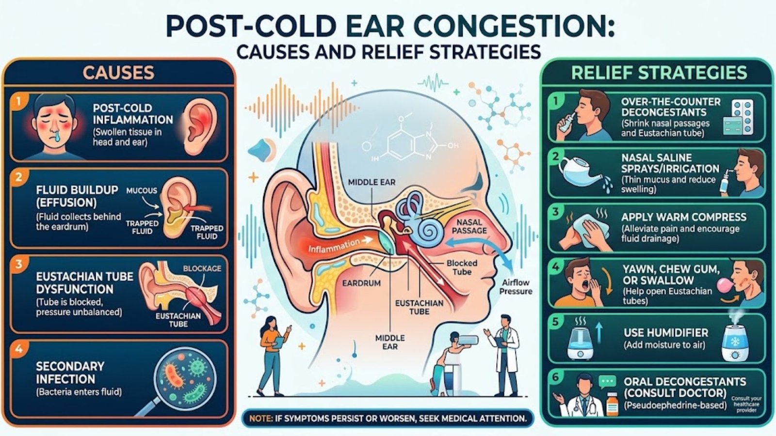 Understanding Post-Cold Ear Congestion: Causes and Relief Strategies